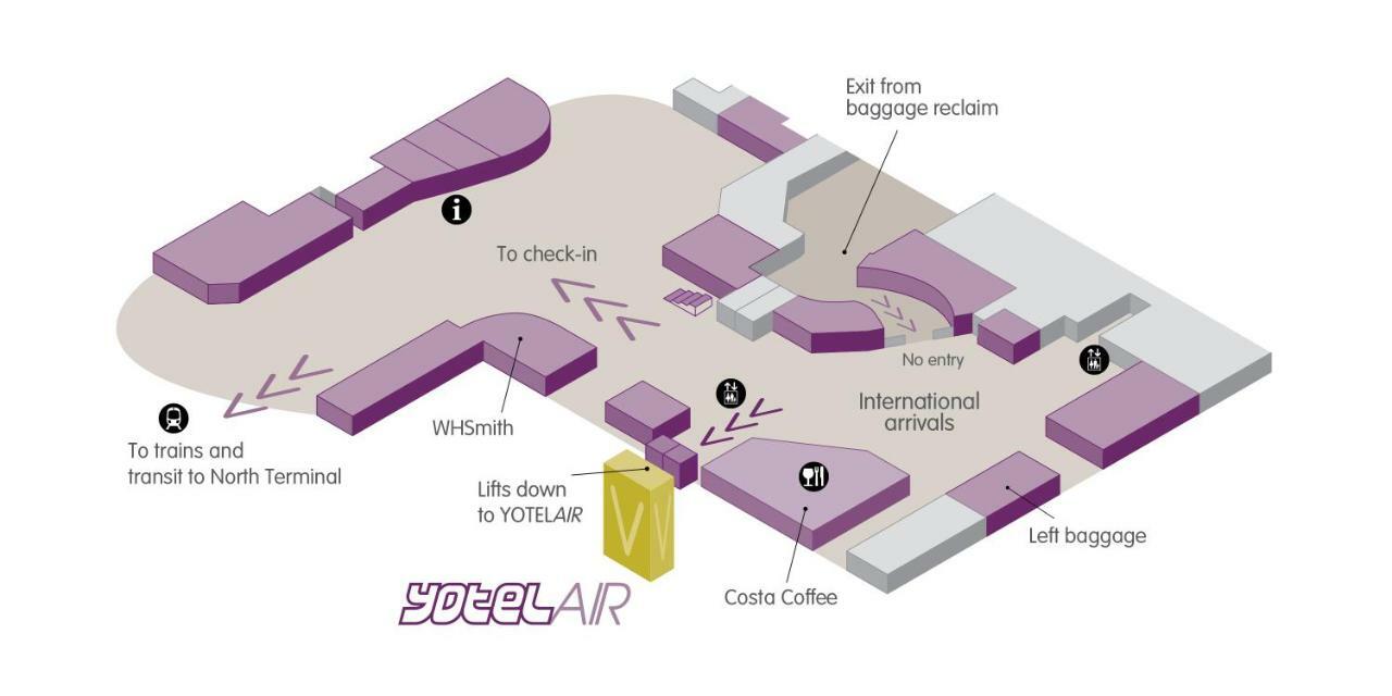 Yotelair London Gatwick Airport Horley Exterior foto